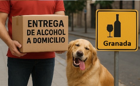 entrega de alcohol y cigarillos a domicilio Granada 24/7